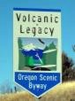 Volcanic Legacy Byway Sign
