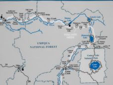 Umpqua Waterfalls Map