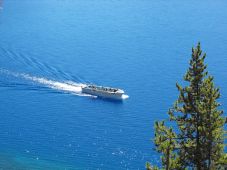 The boat tour at Crater Lake