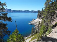 The boat dock from the trail