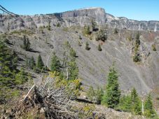 The caldera on top of Wizard Island