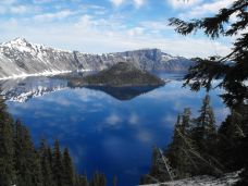 Reflections of Crater Lake and Wizard Island